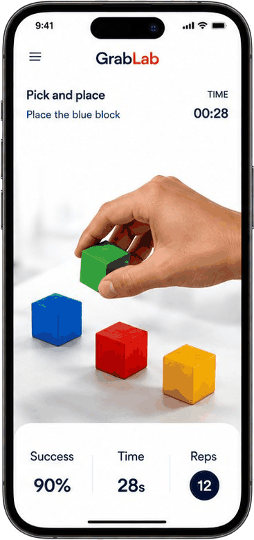 GrabLab phone mockup